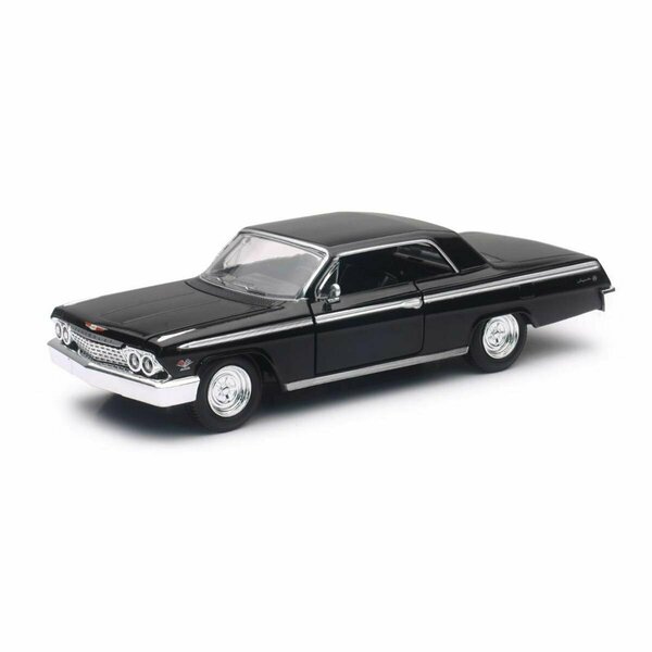 New-Ray Toys 1962 Chevrolet Impala SS - Black, 12PK 71843A